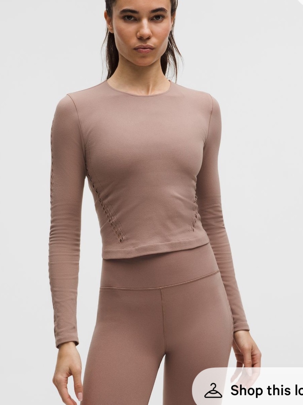 Lululemon Reveal Knit Eyelet Crewneck